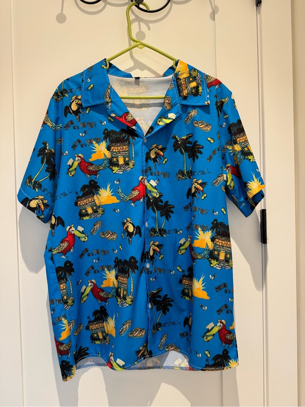 Margaritaville cruise tropical Mexico collar shirt, like new size M